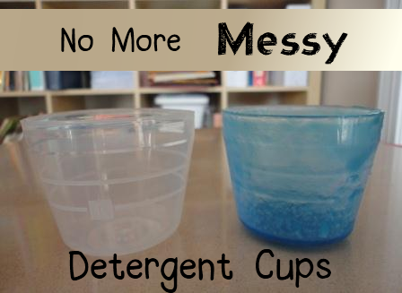 Apparently, you're supposed to put the laundry detergent cup right