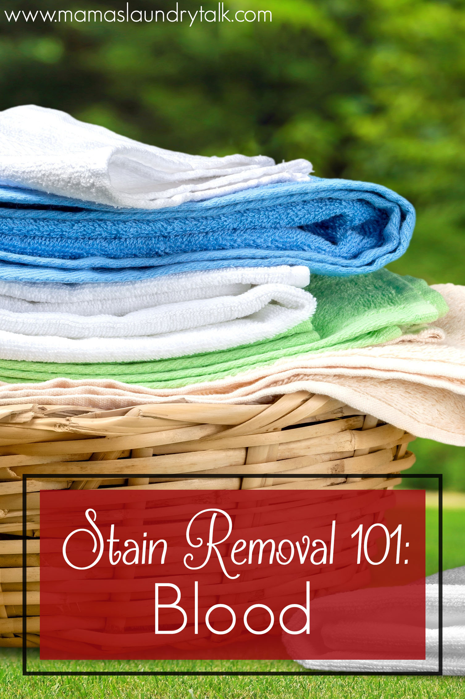 How To Remove Blood From Fabric Mamas Laundry Talk